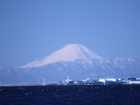 Mt.Fuji viewing over the Tokyo Bay from Chiba/Makuhari images