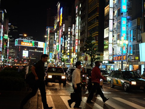 Neon lights of Shinjuku images