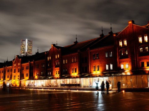 Red Brick Warehouse (Akarenga Souko Shopping Plaza) in Yokohama Japan images