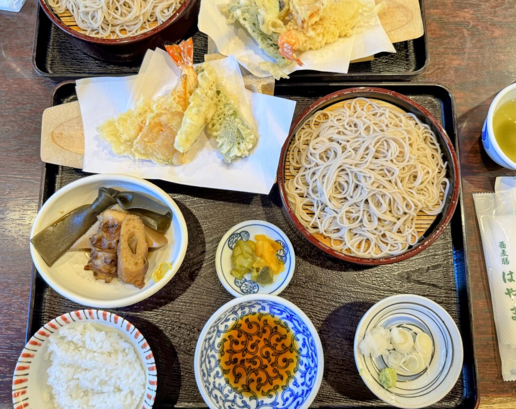 Soba at restaurant Hayama