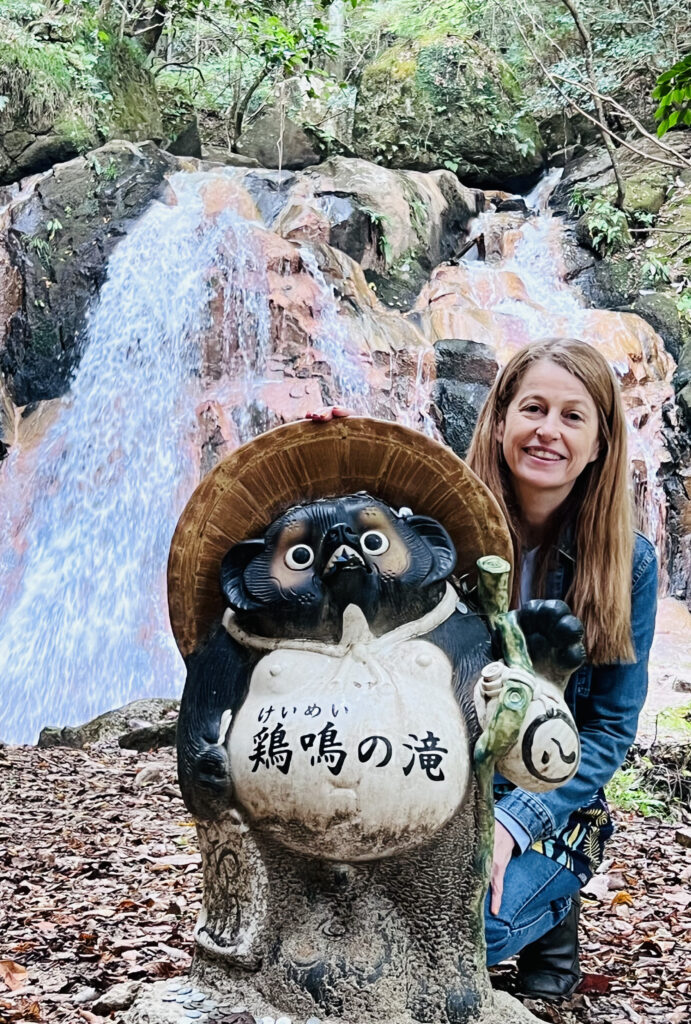 Shigaraki: Where heritage finds new form 8 Tanuki by waterfalls