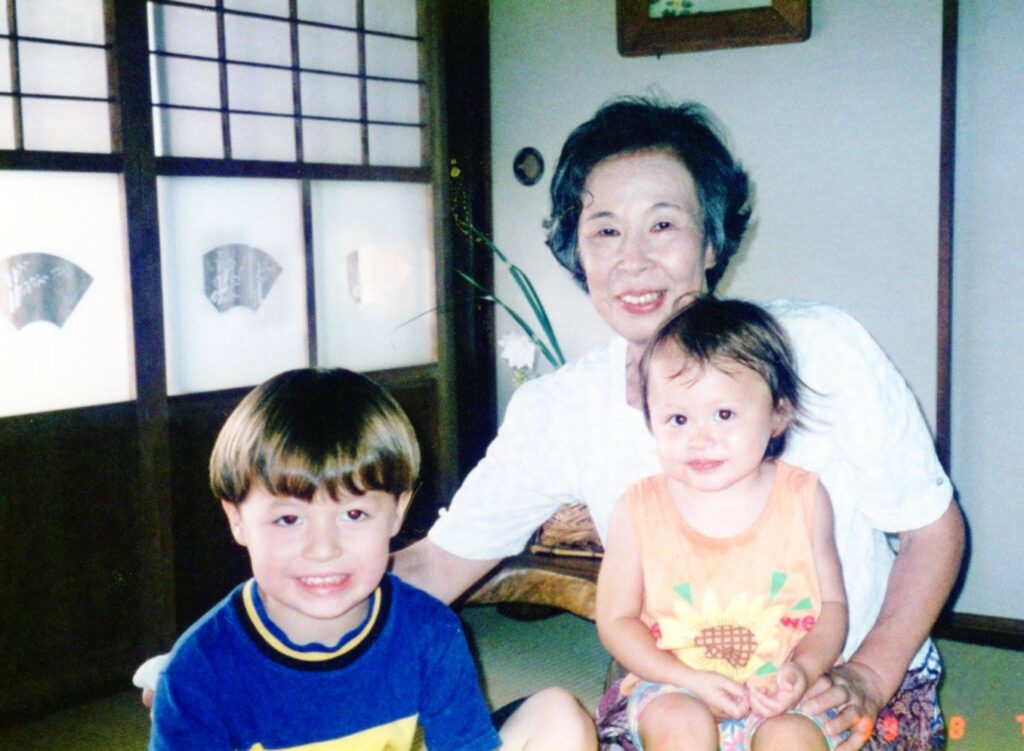 A peace-filled journey to Hiroshima and Nagasaki 8 My mother in law with my kids