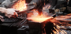 The craft behind our Japanese knives 1 kazoku forging steel 2 e1765449035697